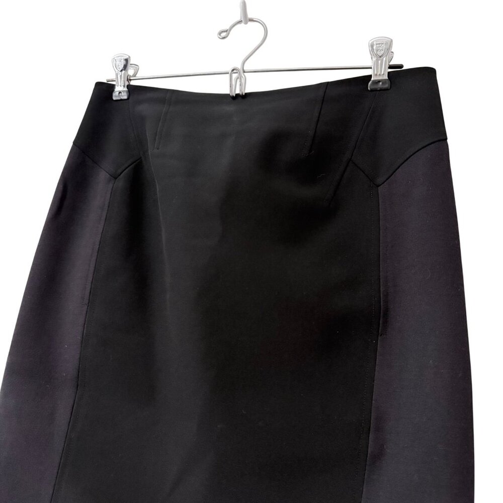 Alexander Wang Black Structured Back Zip Mini Ski… - image 4